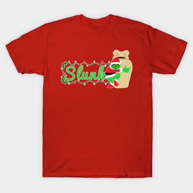 SLUNK 3 (white) T-Shirt by CamelCactusCreations